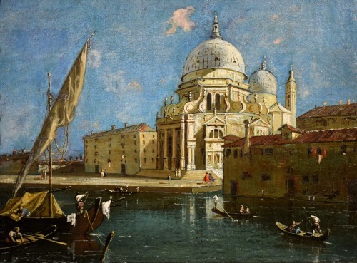 Paintings & Drawings  - Venice, Basilica della Salute - Francesco Guardi school, late 18th century